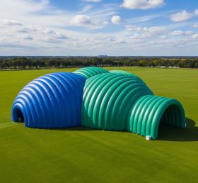 Tent1-6274 Bunte Bögen Aufblasbare Kuppel