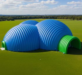 Tent1-6276 Blauer Bubble Park Aufblasbares Zelt