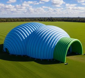 Tent1-6278 Blaues Aufblasbares Kuppelzelt