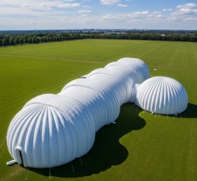 Tent1-6289 Schlichte Weiße Kuppel Aufblasbares Zelt