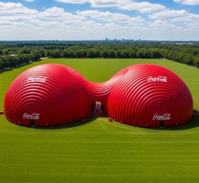 Tent1-6293 Coca-Cola Markenaufblasbare Kuppel
