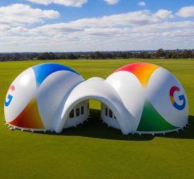Tent1-6309 Aufblasbare Kuppel in Google-Farben