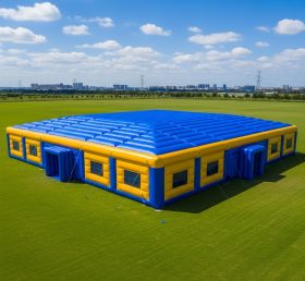 Tent1-6378 Blau Gelb Aufblasbares Luftgetragenes Zelt