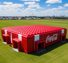 Tent1-6396 Coca Cola Rot Weiß Aufblasbares Zelt