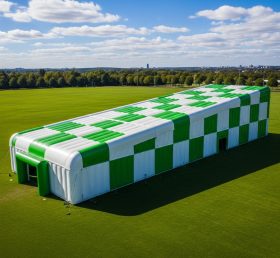 Tent1-6422 Grün Weiß Aufblasbares Rechteckiges Zelt
