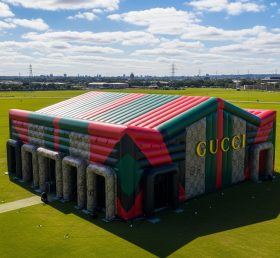 Tent1-6430 Gucci Rot Grün Web Aufblasbarer Pavillon