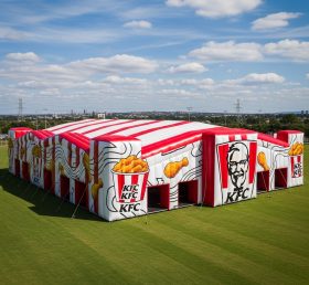 Tent1-6446 KFC Red White Inflatable Tent