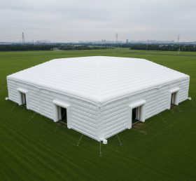 Tent1-6491 Reines Weiß Aufblasbares Rechteckiges Zelt