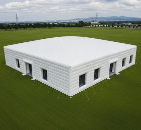 Tent1-6492 Aufblasbares Rechteckiges Zelt in Reinweiß