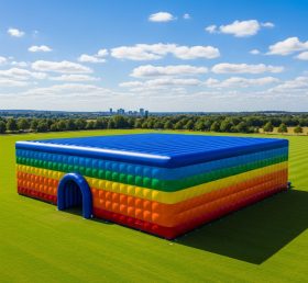 Tent1-6500 Regenbogen-gestreiftes aufblasbares Zelt