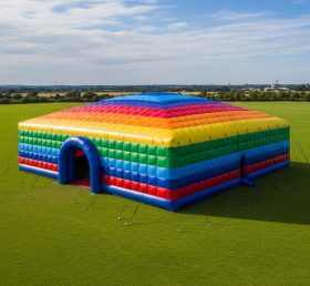 Tent1-6501 Aufblasbares Zelt mit Regenbogenstreifen