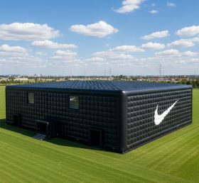 Tent1-6531 Eleganter Schwarzer Aufblasbarer Nike Pavillon