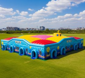 Tent1-6544 Lebhaftes Unterwasser-Thema Aufblasbares Zelt