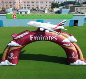Arch3-115 Emirates Werbe-Aufblasbogen
