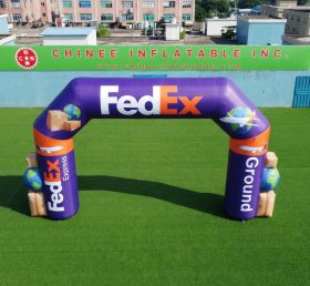 Arch3-116 FedEx Werbeaufblasbarer Bogen