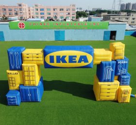 Arch3-129 IKEA Werbeaufblasbarer Bogen
