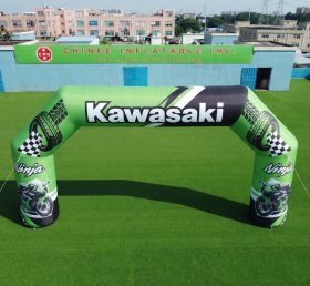 Arch3-131 Kawasaki Werbe aufblasbarer Bogen