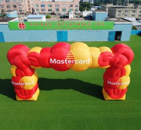 Arch3-141 Mastercard Werbe aufblasbarer Bogen