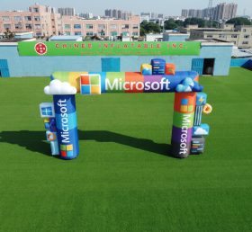 Arch3-144 Microsoft Advertising Aufblasbarer Bogen
