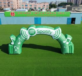 Arch3-170 Spotify Werbe aufblasbarer Bogen