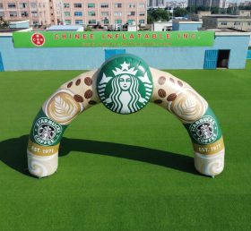 Arch3-171 Starbucks Werbeaufblasbarer Bogen