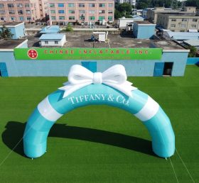 Arch3-175 Tiffany & Co. Werbeaufblasbarer Bogen