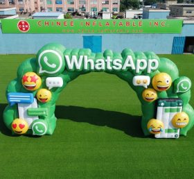 Arch3-187 WhatsApp Werbeaufblasbarer Bogen