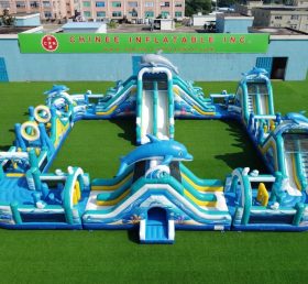 CR2-470 Dolphin Theme Inflatable Challen...