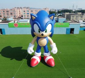 Cartoon3-857 Aufblasbare Cartoon mit Sonic-Thema