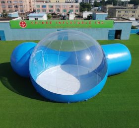 Tent1-5045B Blaues Aufblasbares Blasenzelt
