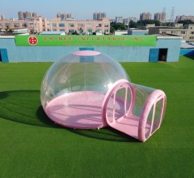 Tent1-5044K Pink Aufblasbares Blasenzelt