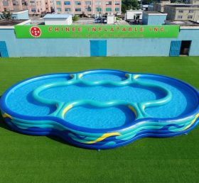 Pool4-035 Unregelmäßig geformtes aufblasbares Schwimmbecken