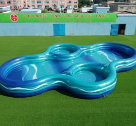 Pool4-052 Unregelmäßig geformtes aufblasbares Schwimmbecken