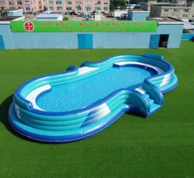 Pool4-113 Stromlinienförmiges Aufblasbares Schwimmbecken