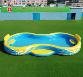 Pool4-120 Stromlinienförmiges Aufblasbares Schwimmbecken