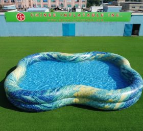 Pool4-138 Stromlinienförmiges Aufblasbares Schwimmbecken