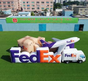 S4-2032 FedEx Aufblasbares Werbeschild
