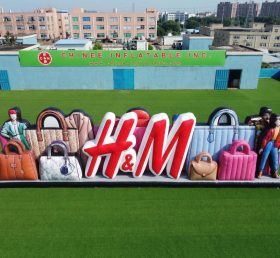 S4-2040 H&M Aufblasbares Werbeschild