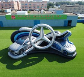 S4-2078 Mercedes Benz aufblasbares Werbeschild