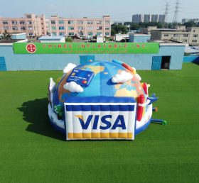 S4-2137 Aufblasbares Werbeschild Visa