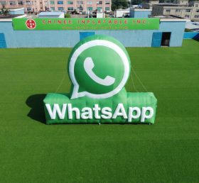 S4-2140 WhatsApp Aufblasbares Werbeschild