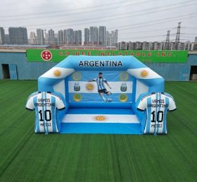 T11-7017 Argentinische Nationalmannschaft Thema Aufblasbares Fußball-Torwandspiel