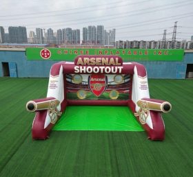 T11-7025 Arsenal Thema Aufblasbares Fußballzielschießspiel