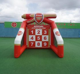 T11-7027 Arsenal Thema aufblasbares Fußball-Schießspiel