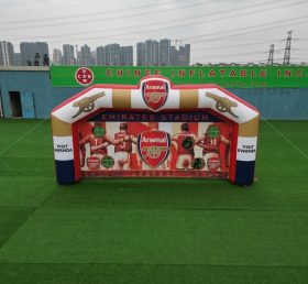 T11-7028 Arsenal Thema Aufblasbares Fußball-Schießspiel