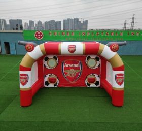 T11-7030 Arsenal Thema Aufblasbares Fußball-Schießspiel