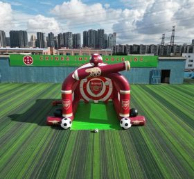 T11-7033 Arsenal Thema Aufblasbares Fußball-Torschuss-Spiel