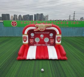T11-7034 Arsenal Thema Aufblasbares Fußball-Schuss-Spiel