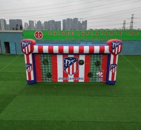 T11-7036 Atletico Madrid Thema aufblasbares Fußball-Schießspiel