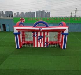 T11-7037 Atletico Madrid Thema Aufblasbares Fußball-Torwandspiel